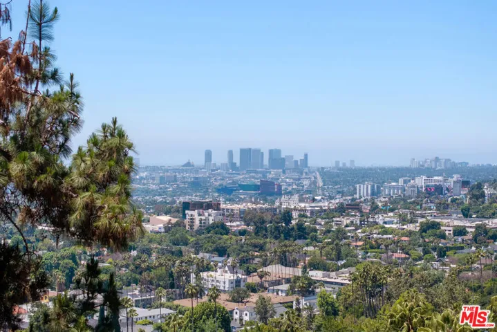 View west over Hollywood with