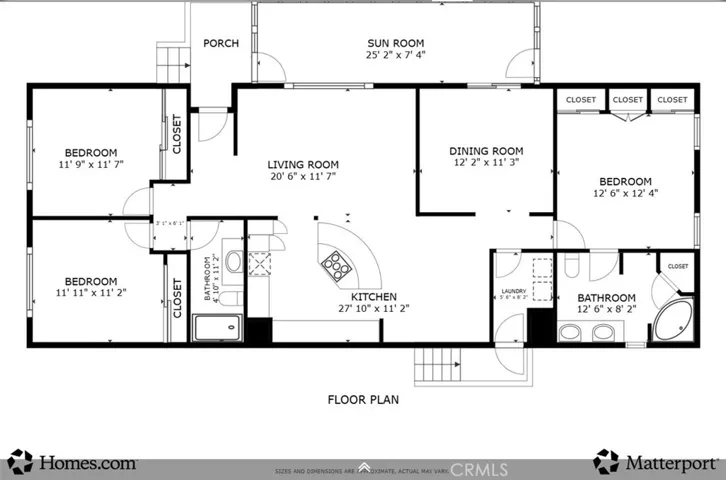 Floorplan estimated measurements
