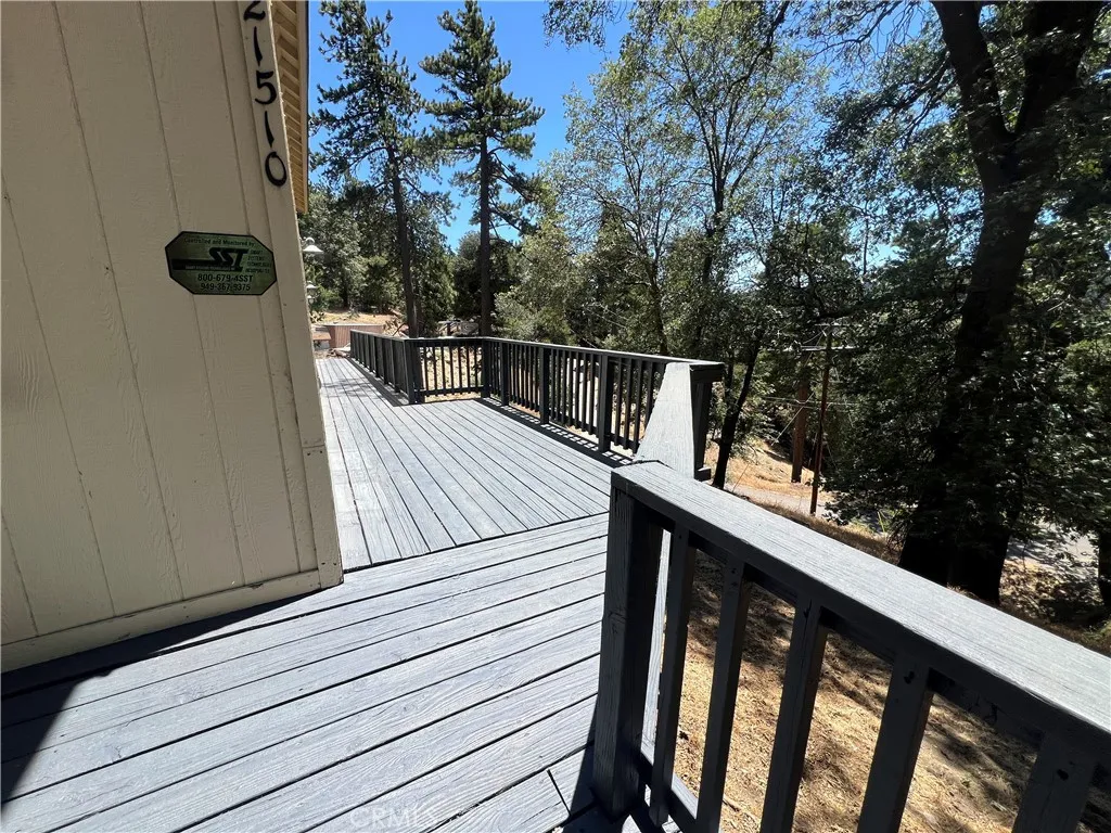 Side of deck Side of deck