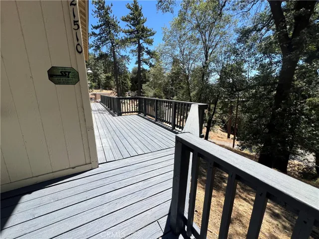 Side of deck