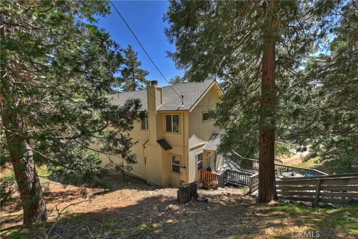 Left side of house