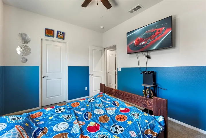 Bedroom #3 has a walk-in closet
