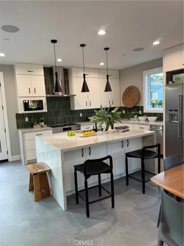 Kitchen and Island