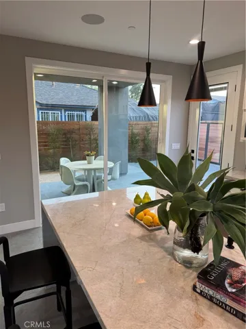 Kitchen and Door to Exterior Eating Area