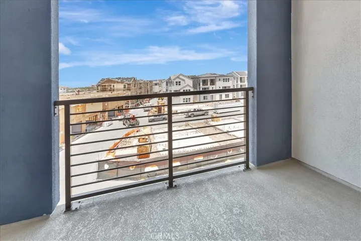Primary bedroom private balcony