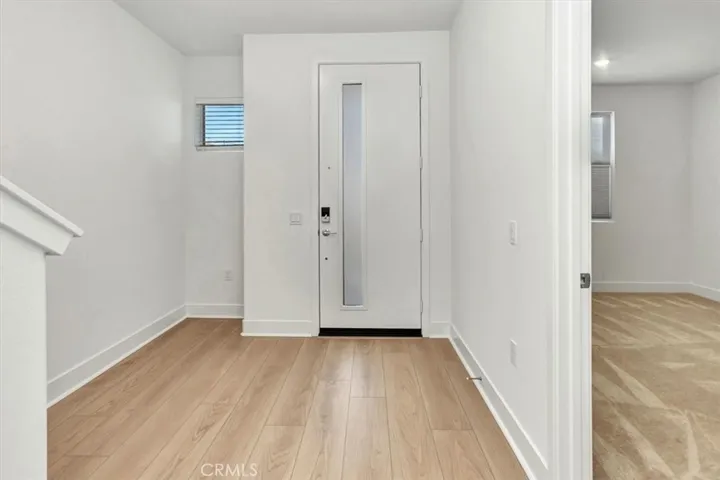 Entry luxury vinyl flooring - window coverings