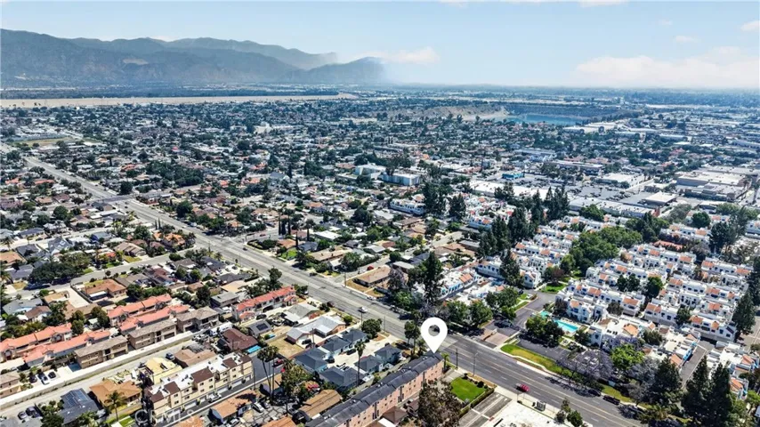 Mountain views and city views.