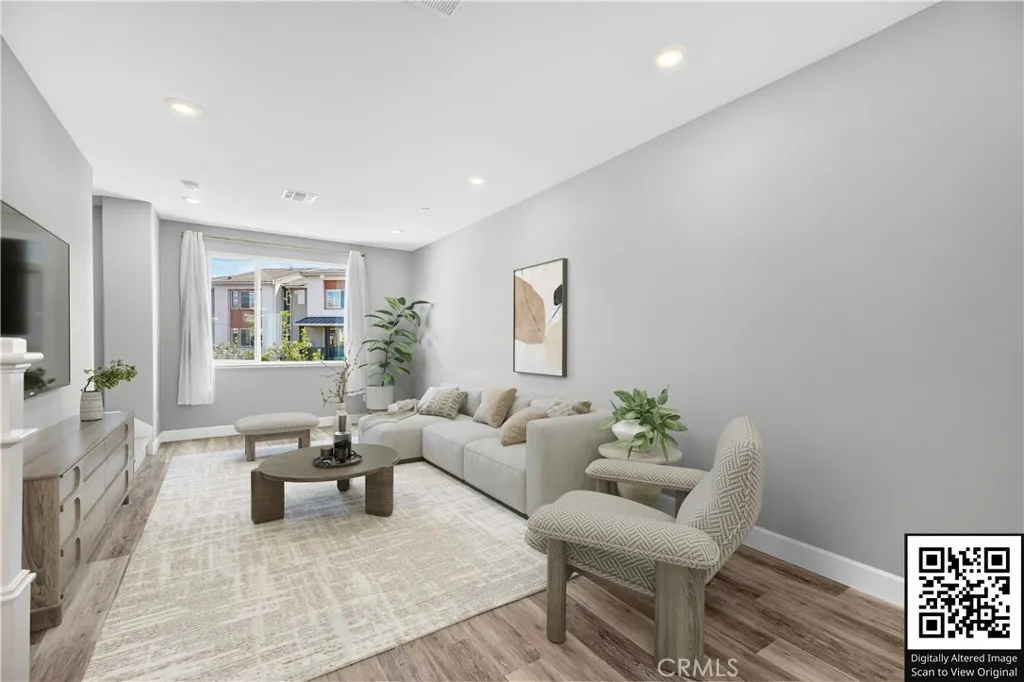 Living room (virtually staged)