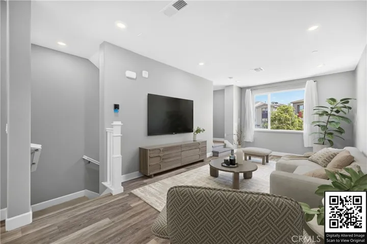 Living room (virtually staged)
