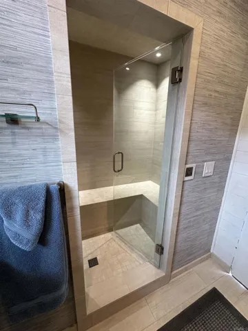 Steam shower in Cabana