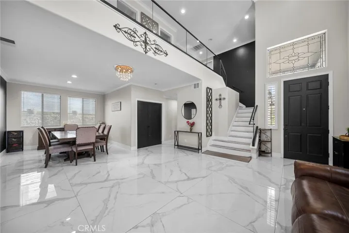 living room and Dinning room and  stairs