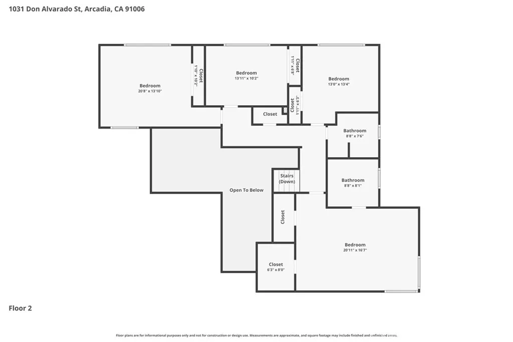 Floor Plan - second floor