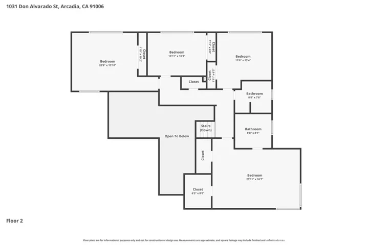 Floor Plan - second floor