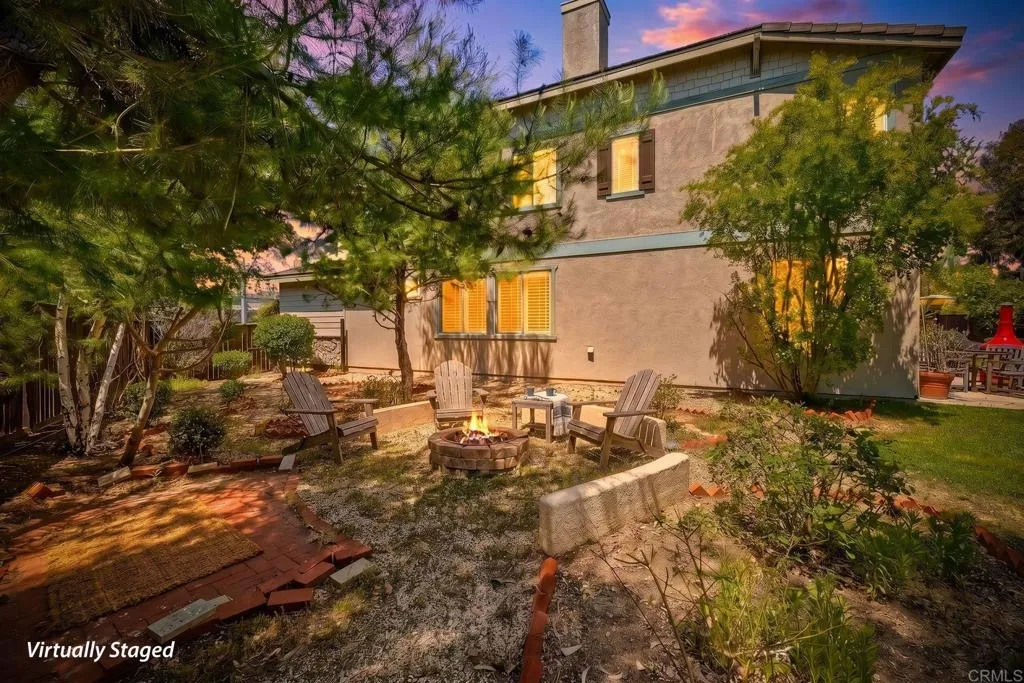 Virtual Image of the Perfect Evening with the Firepit Going
