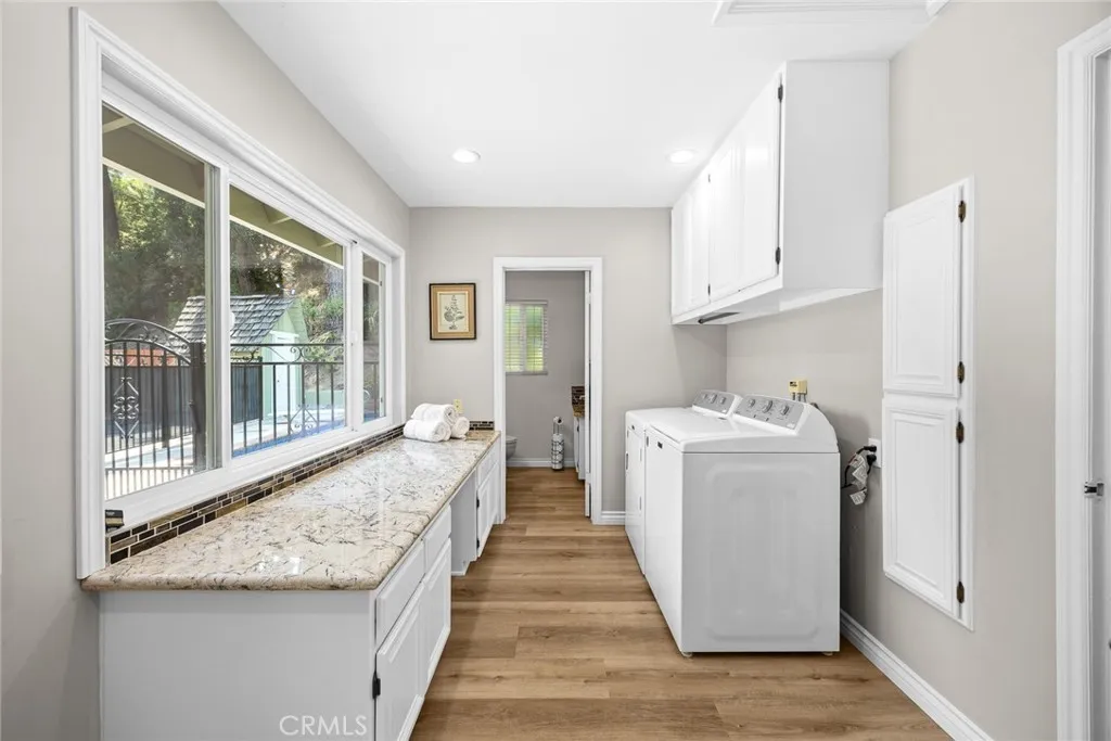 laundry / mudroom off pool