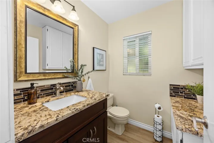 1/2 bathroom off laundry