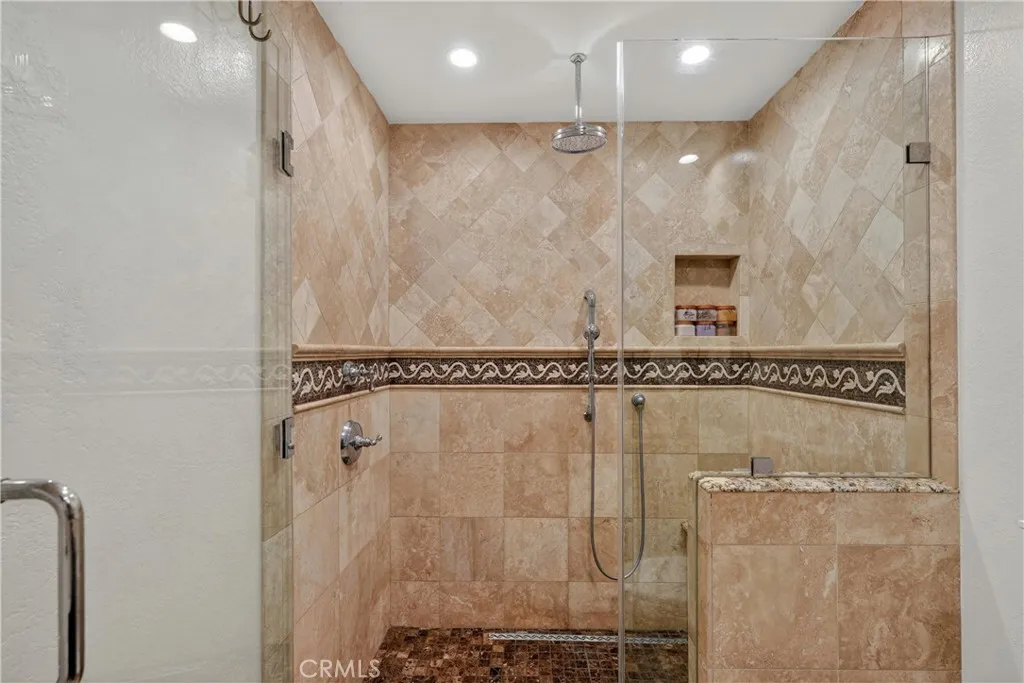 Hallway bathroom shower