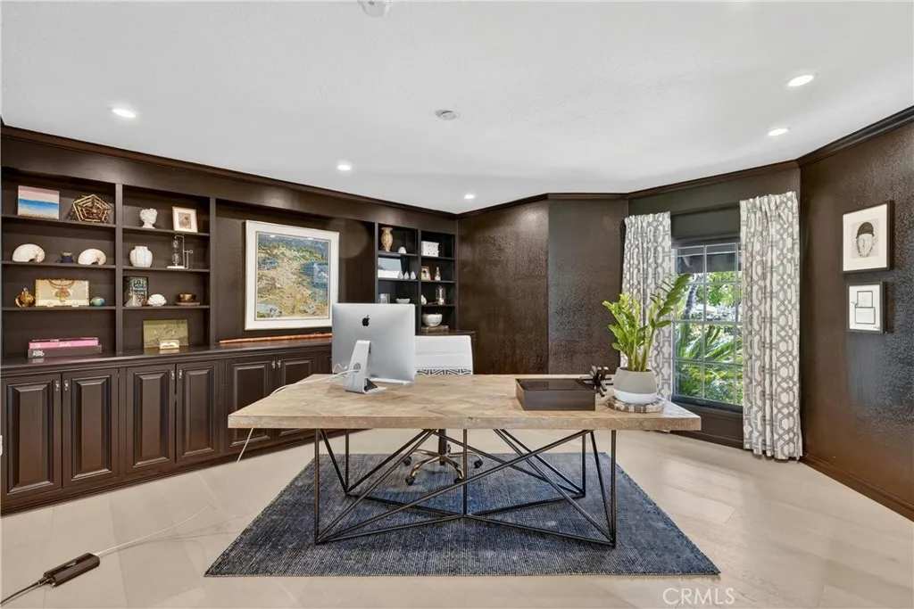 Formal office off entryway