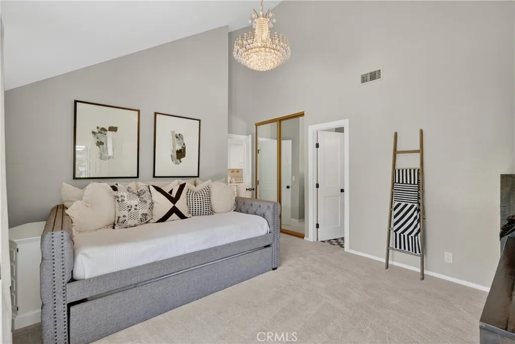 Guest suite with private bathroom.