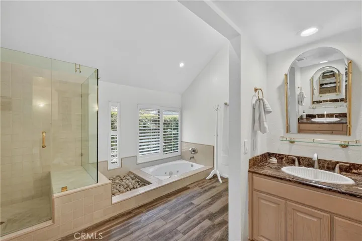 Primary suite bathroom