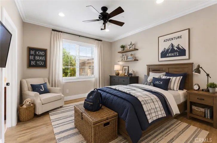 This image has been virtually staged to illustrate the potential use and scale of the space. Furniture, décor, landscaping, and other items shown are computer-generated and are not included with the property. Buyers are advised to inspect the property in person to verify its current condition and features.