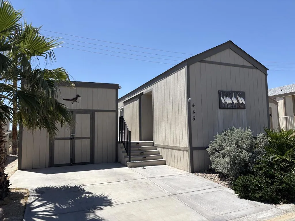 Front Of House & Shed