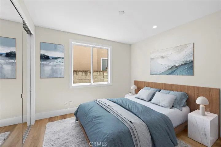 Virtually Staged Main Floor Bedroom