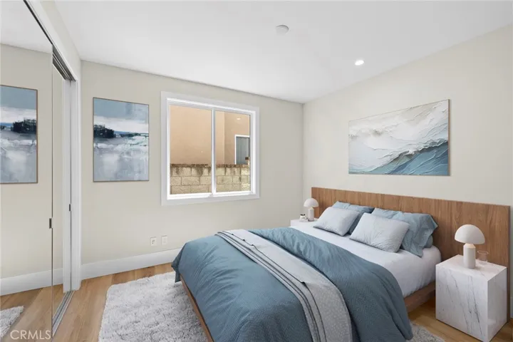 Virtually Staged Main Floor Bedroom