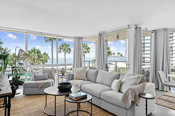 Private balcony off the living room area and dining for 6