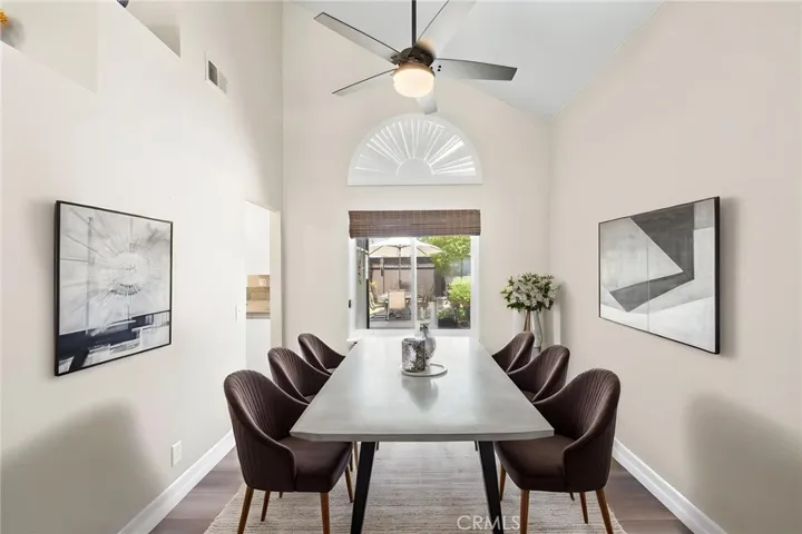 Staged with a modern look.