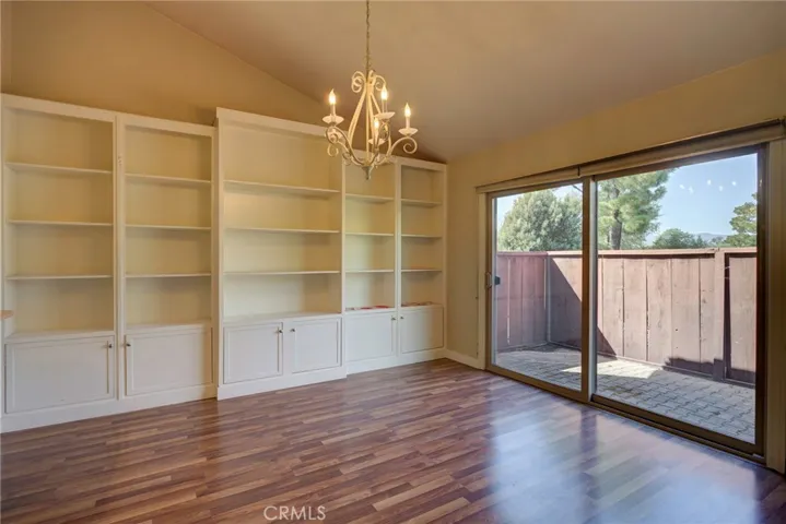 Dining Room to Sliding Glass Doors