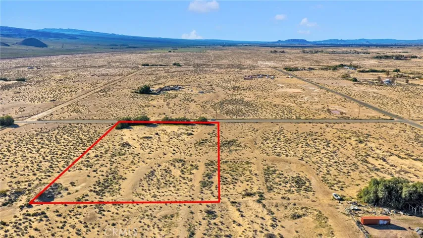 Aerial photo from behind lot