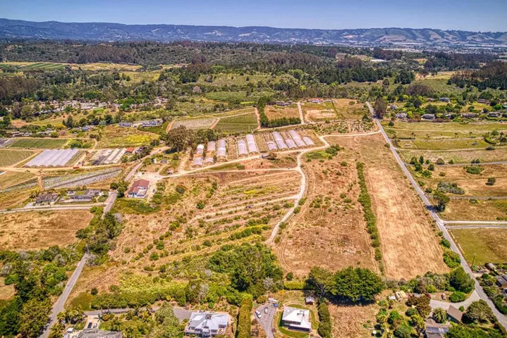 looking North at Santa Cruz Mountains