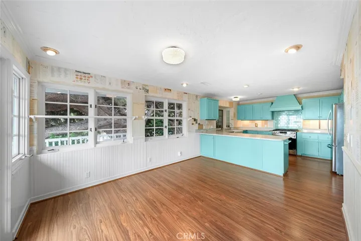 Breakfast nook and kitchen