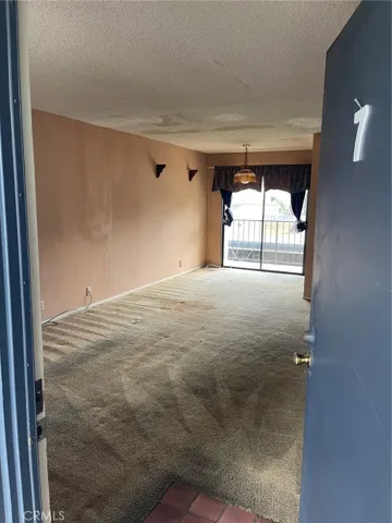 front door entry and living rm view