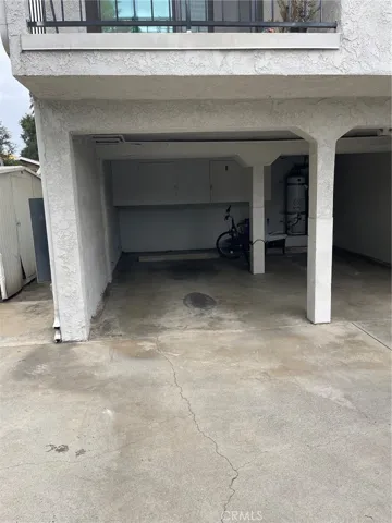 parking space with storage