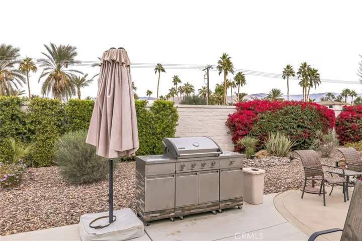 Here's the natural gas BBQ.
