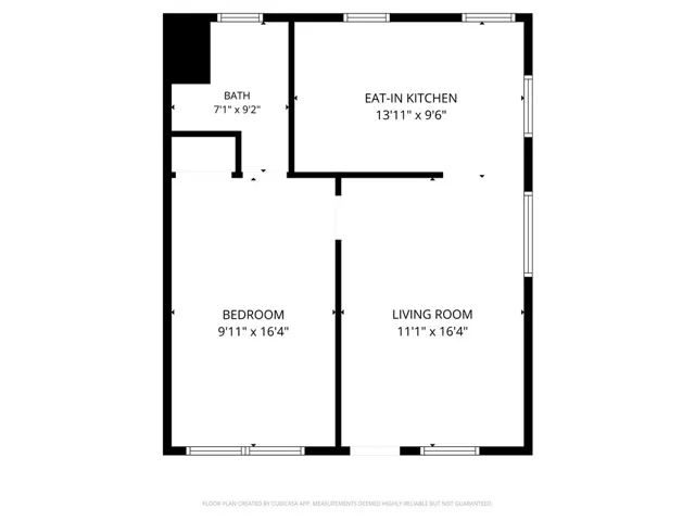 UNIT 5 // 1 BED AND 1 BATH: 584sqft