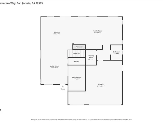 1886 Montara, San Jacinto, California 92583