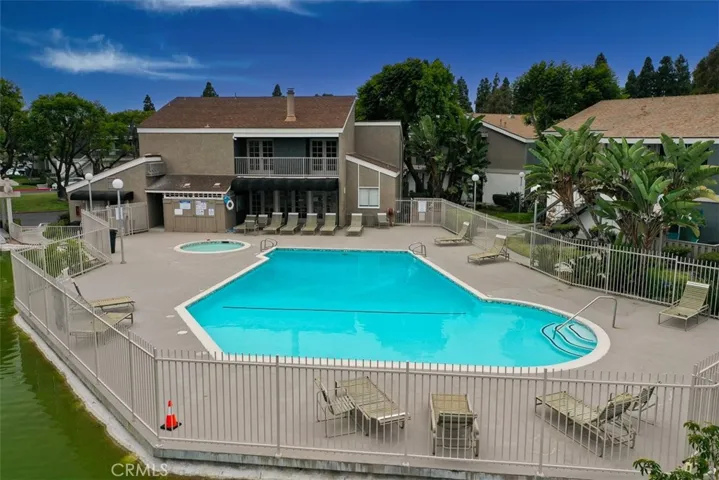 Inviting spacious pool area
