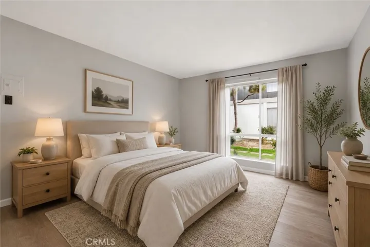 Digital staged - make it a relaxing bedroom
