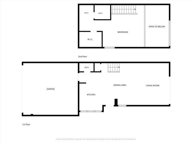 Floor plan, notice DIRECT ACCESS GARAGE
