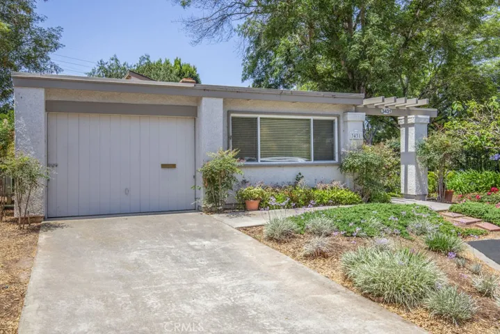 Welcome to 3431-A Bahia Blanca - a two-bedroom, two-bath, single-level, expanded, detached NAVARRO residence in the Laguna Woods senior community. Boasting over 1600 sq. ft. of living space, this property sits in a quiet cul-de-sac far from busy roads and noisy highways. The one-car garage has washer-dryer hookups, cabinet storage and convenient direct access to the residence via a service door in the kitchen. The driveway accommodates an additional vehicle.