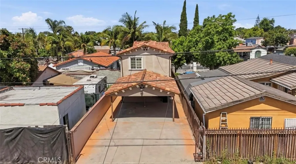 Carport and gated parking