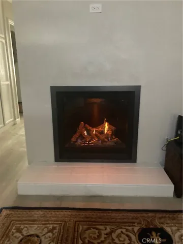 Updated fireplace