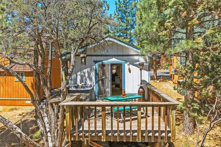 Enjoy outdoor dining or just take in the mountain air.