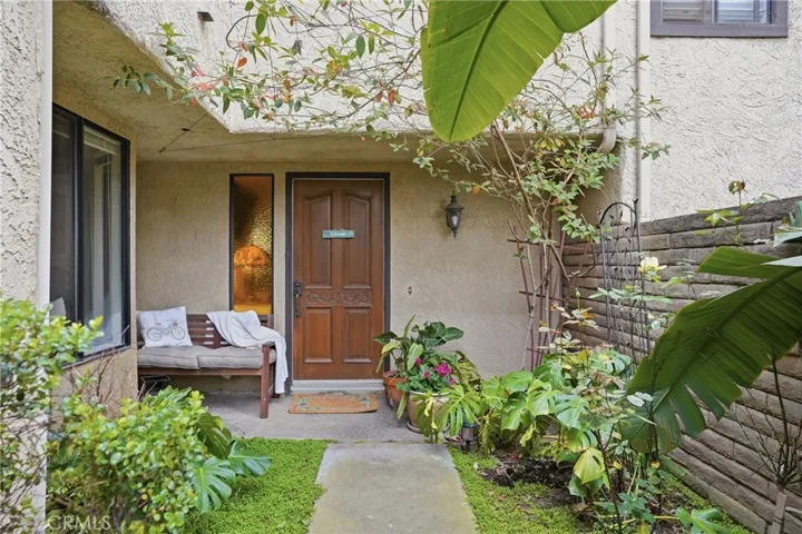 Gated Courtyard Front Door Entrance