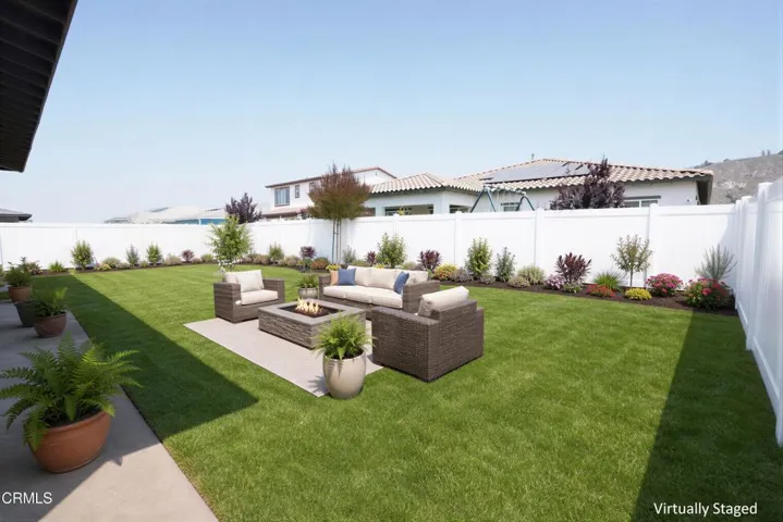 back yard-Virtually Staged