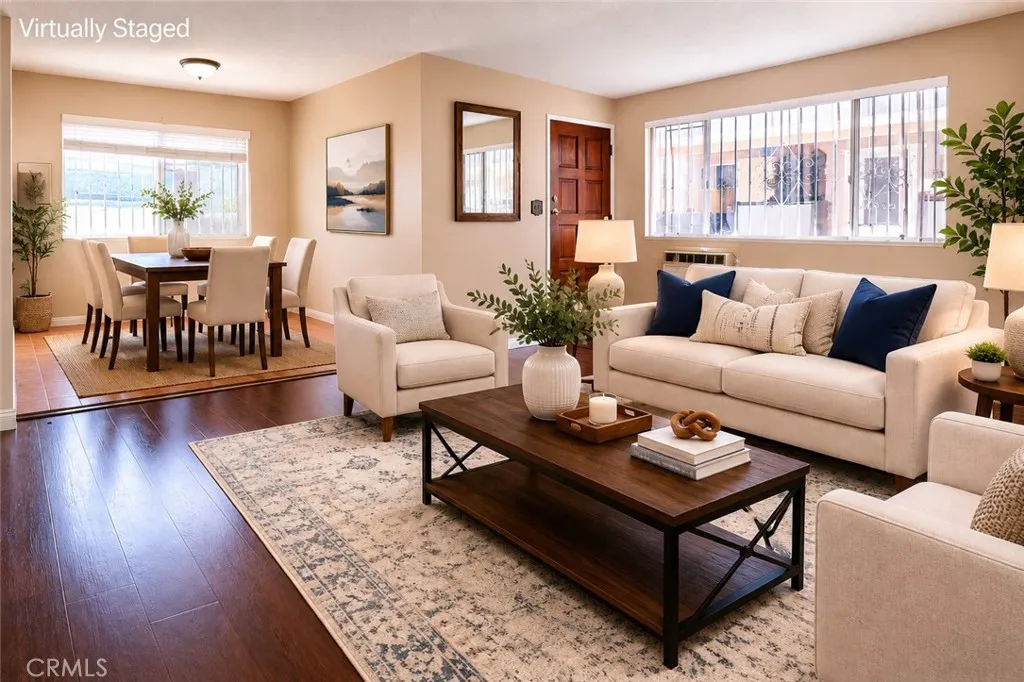 Unit #481:Living & Dining Areas Virtually Staged