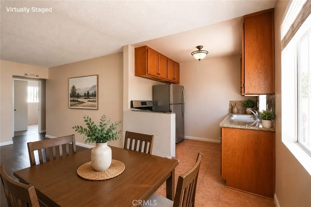 Unit #481:Dine Area & Kitchen Virtually Staged